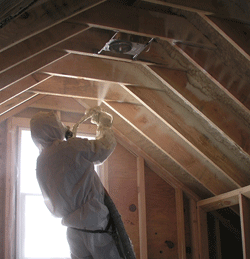 Boston Massachuse attic spray foam insulation